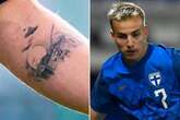 Finland star hoping to break English hearts has a tattoo of Wayne Rooney fishing