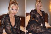 Iconic ex-Barcelona WAG turned sexy 'demon' flaunts nipples in see-through lace bodysuit