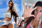 Towering '7ft' racy star slammed by fans as she says her hands 'big as gorilla'