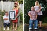 Brit couple set Guinness World Record for height difference as wife towers 2ft over hubby
