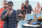 Marcus Rashford snapped with mystery blonde while clutching snus on lavish summer holiday