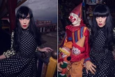 Singer who divorced ghost adopts possessed clown she befriended in motel