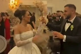 Luxury wedding in flames while newlyweds unaware of blaze during first dance