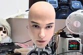 Chinese tech company develops creepy ultra-lifelike robot face — watch it blink, twitch and nod
