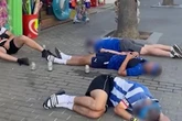 Drunk tourists sleeping on street as locals fume over night out with no accommodation trend