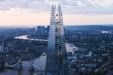 Superman takes flight over London in stunning movie-like scenes