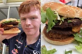 Fast food fan combines KFC, McDonald's and Subway to make monster burger