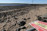 'Lunar landscape' sees reservoirs dry up as UK experiences driest spring in a century