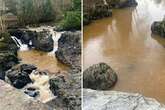 Alarm as crystal clear river at picturesque Welsh tourism hotspot turns yellowy brown