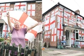 Patriotic gran-of-nine pins 41 England flags to home ahead of Scotland clash
