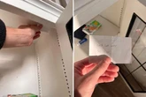 New homeowner finds creepy note taped inside cupboard with chilling five-word warning