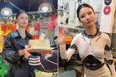 'Hotpot robot' is actually restaurant owner who trained herself not to blink