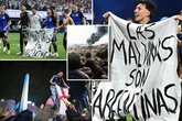 Banner that caused international incident in England loss was 'smuggled in fan's undies'