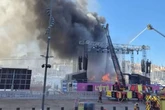 Two ships sink after fire rips through sails with many injured in horror scenes