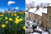 UK set for more snow in March as weather expert warns of 'very late wintry blast'