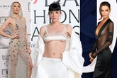 Chloe Kelly and Lily Allen bare all as more daring celebrities join 'naked' dress trend