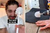 Bloke shares 'game-changing' toilet brush hack to keep car mats looking like new