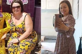 Mum who could 'hardly breathe' on school run looks so different after losing 5st
