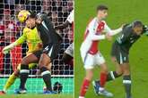 Arsenal fans left furious at Virgil van Dijk's equaliser despite 'stonewall red card'