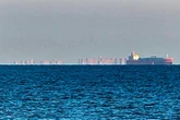 Mysterious 'floating city' mirage off Portsmouth baffles social media