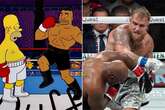 Simpsons predicted Netflix fight where 'idiot' Homer takes on veteran boxer