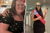Mum loses six stone after gorging on crisps and three helping of curry