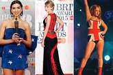 BRIT Awards' most iconic red carpet moments from Geri Horner to Harry Styles