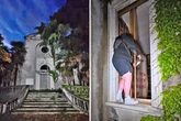 Inside abandoned chapel with secret morgue as creepy body tables found