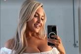 Emma Louise Jones shocked as hot holiday interrupted by loud trimming of bush
