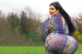 Glamour model who has spent £100k to get world's biggest bum says she will have more surgery