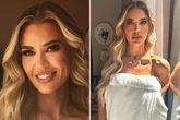 Christine McGuinness strips topless and covers up with towel in sexy bedroom snaps