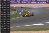 Lando Norris out of GP while chasing lead as smoke comes out of his car