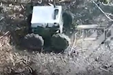 Ukrainian robots capture surrendering Russian soldiers in 'first confirmed case' on battlefield
