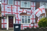 Footie-mad dad threatened to have windows smashed for flying 23 England flags for Euros