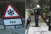 Met Office gives UK 17-hour ice warning - see full list of areas that could be affected