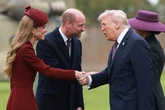 Trump breaks royal protocol with 'pat' just seconds after greeting Royal Family