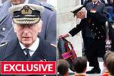 King Charles 'shows sadness and calm' as he lays Remembrance Day wreath