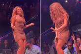 Shakira leaves stage after 'gross man tries to film up her skirt' mid-performance