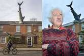 House with a 25ft shark sticking out of the roof could be yours for £4K a month