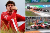 Ferrari's 'worst-ever race weekend' as Charles Leclerc 'aurafarms instead of racing'