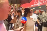 Martin Brundle blanked by Kim Kardashian as he rages 'don't shove me, I'm nearly famous'