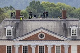JD Vance arrives in UK as police and security swarm stately home ahead of family vacation