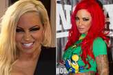 Jodie Marsh bursts out of skin tight dress slashed in half to expose curves