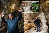 Man spends 30 years hand-digging labyrinth of underground caves 20ft below his garden