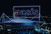 Oasis light up Cardiff sky ahead of reunion tour in epic drone show