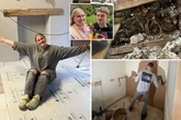 Couple find bones, teeth and carcass' inside wall of Victorian home they just purchased