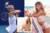 Lingerie model tennis ace denies 'escaping Italy' and opens up on retirement