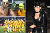 Witches, scary masks and sexy cats - when football and Halloween cross paths