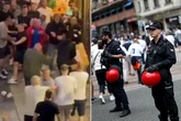 Bilbao police launch 'biggest operation ever' as Man Utd and Spurs fans brawl in the streets