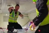 Real-life snake on a plane causes chaos writhing around jet at major airport